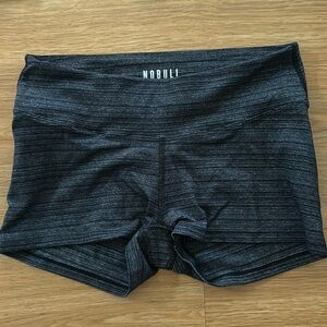 Heather Black Nobull Shorts